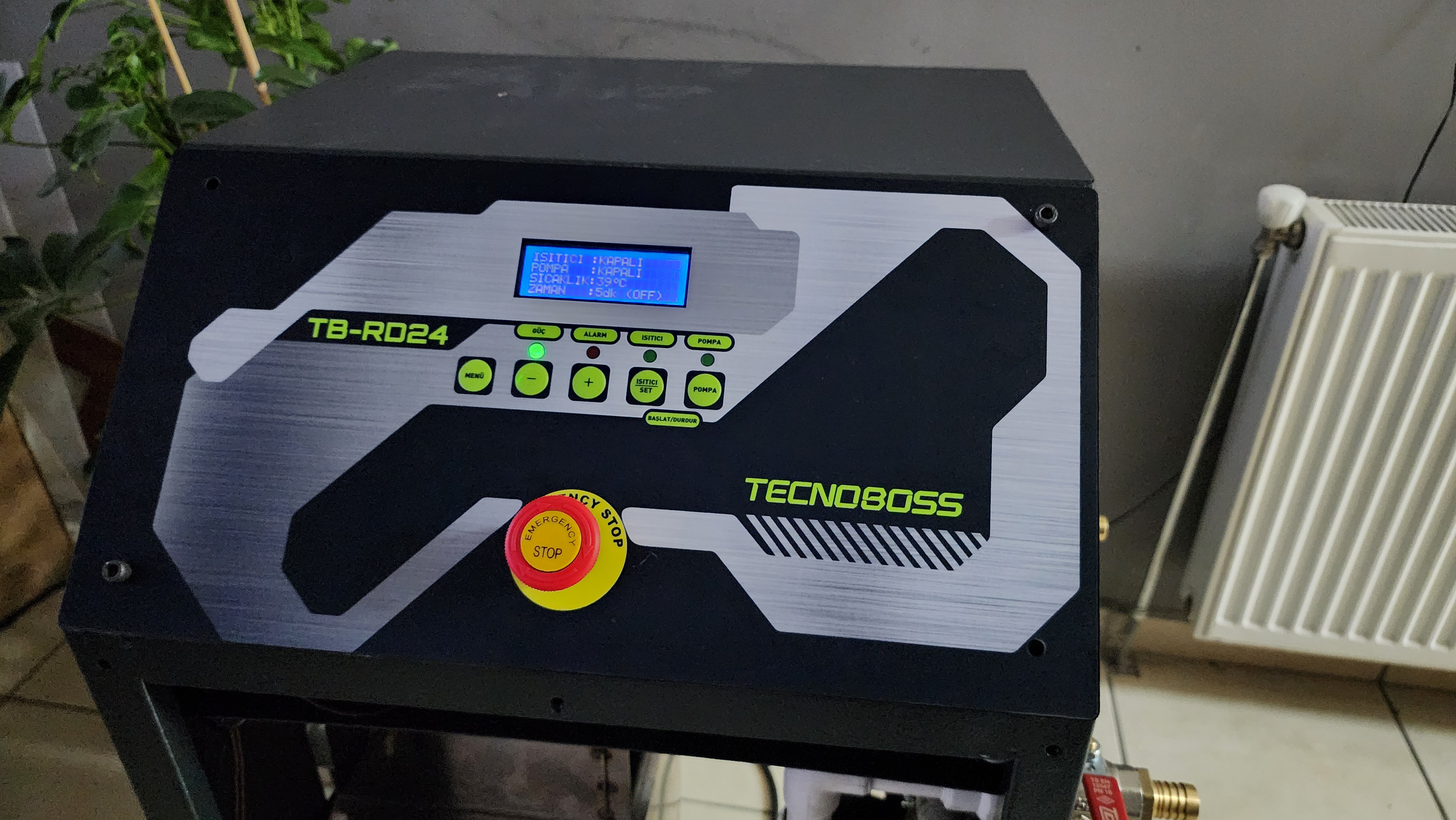 RADYATÖR TEMİZLEME MAKİNASI KONTROL CİHAZI