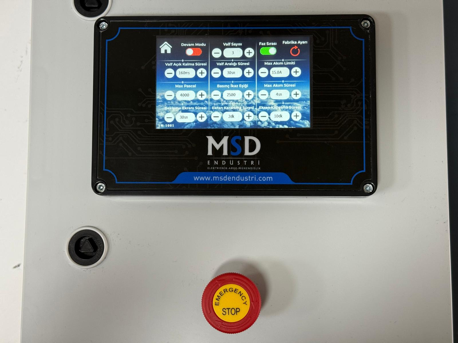 Patlaç Valf Jet Filtre Kontrol Panosu